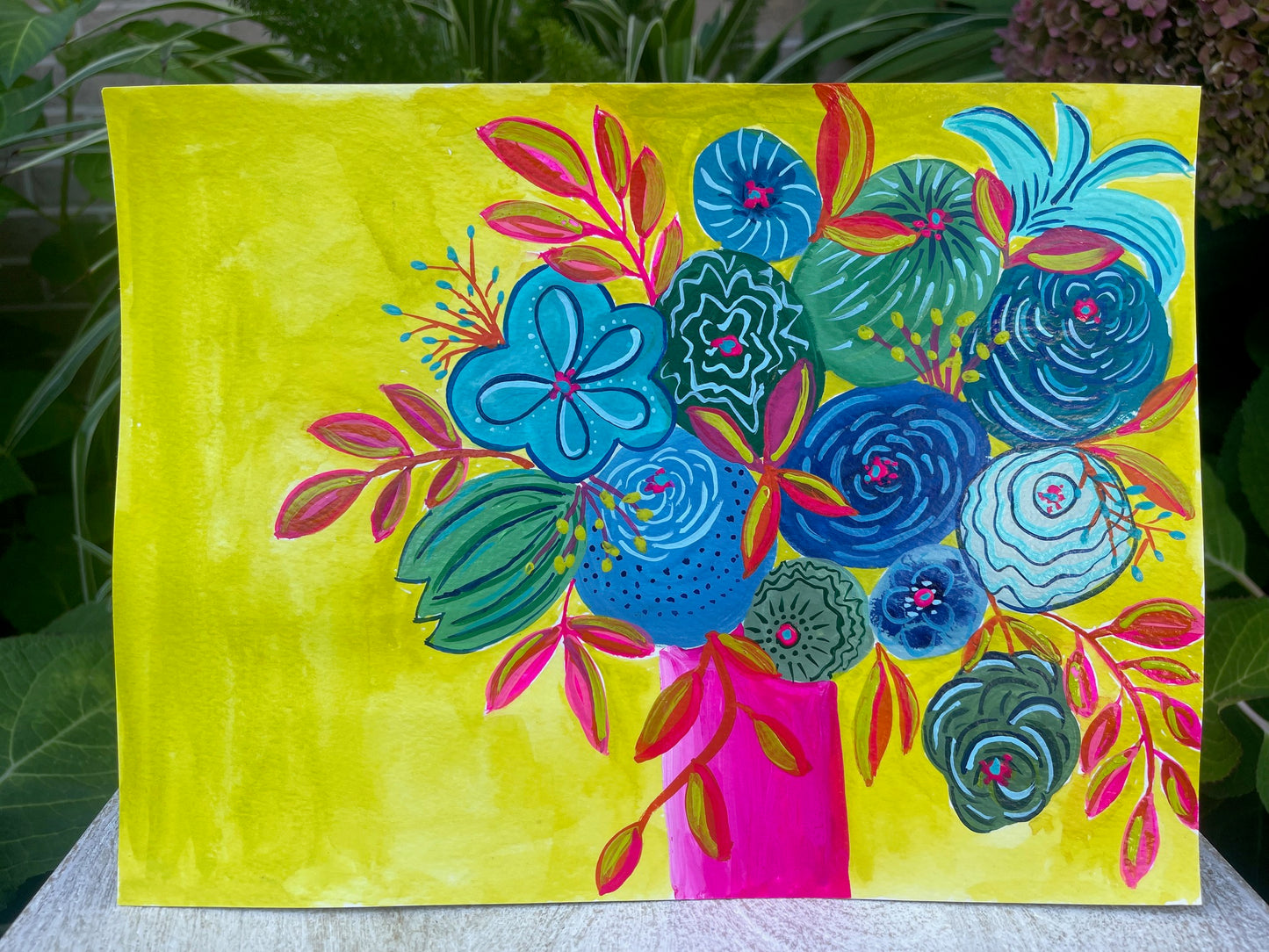 Neon floral II