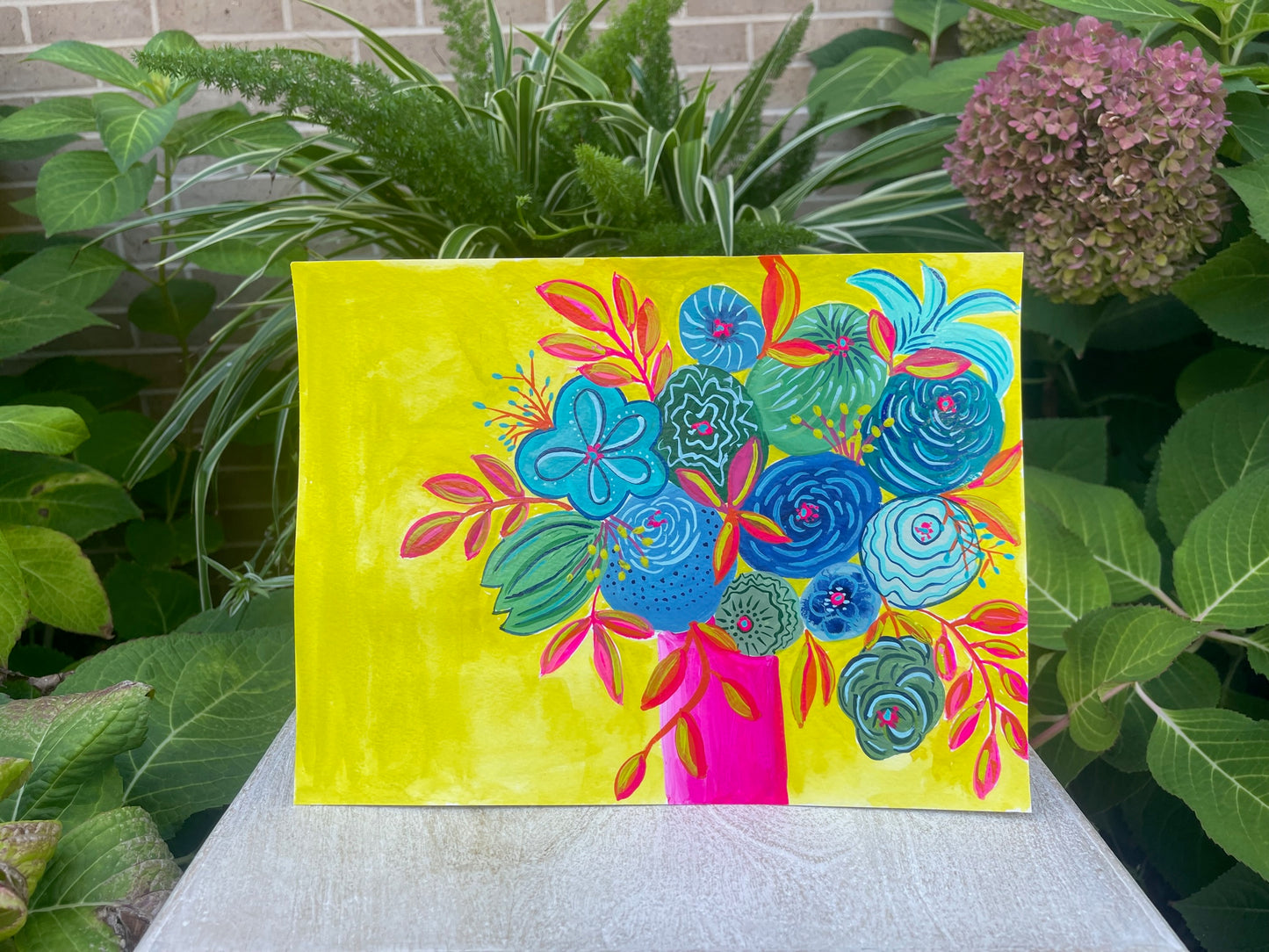 Neon floral II