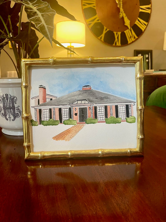 Custom Watercolor of a Home