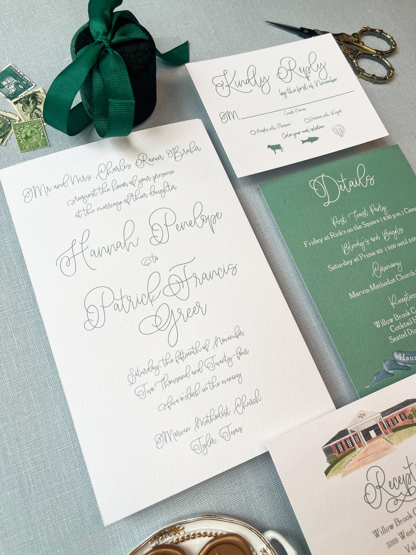 Custom Wedding Invitation Suites